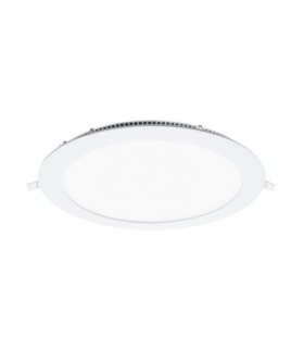 Downlight Iglux LS-102118-NB V2/ Circular/ 225 x 19mm/ Potencia 18W/ 1620 Lmenes/ 4000K/ Blanco