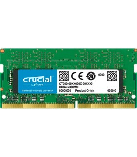 Crucial - DDR4 - 4GB - SO-DIMM de 260 espigas - 2400 MHz / PC4-19200 - CL17 - 1.2 V - sin memoria intermedia - no ECC