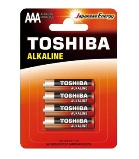 Pack De 4 Pilas AAA Toshiba LR03 Eco  1.5V  Alcalinas