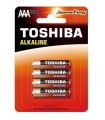 Pack De 4 Pilas AAA Toshiba LR03 Eco/ 1.5V/ Alcalinas