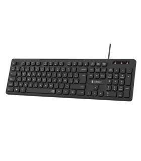 SUBBLIM Teclado Ergonmico Business Slim Silencioso con cable USB