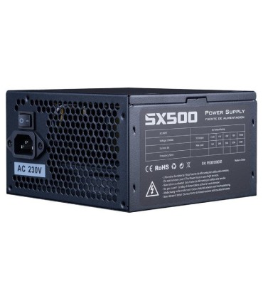 Fuente de Alimentacin Hiditec SX 500 BULK/ 500W/ Ventilador 12cm/ Incluye cable de alimentacin 1.5m