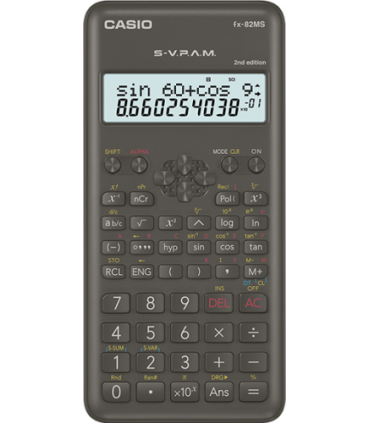 CALCULADORA CIENTIFICA DE 12 DGITOS CASIO FX-82MS-2-W-ET-B