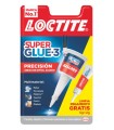 ADHESIVO INSTANTANEO SUPER GLUE-3 5GR + 2 GR.LIMPIA PEGAMENTO PRECISIN LOCTITE 2712223