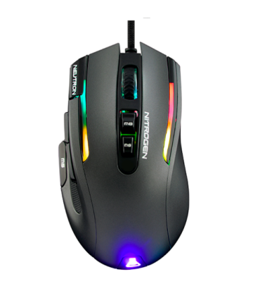 THE G-LAB ILLUMINATED GAMING MOUSE - 7200 DPI - SOFTWARE - EXTRA WEIGHTS (KULT-NITROGEN-NEUTRON)