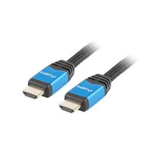 CABLE HDMI LANBERG MACHO/MACHO V2.0 CU 4K PREMIUM 3M NEGRO