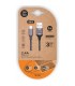 Cable USB 2.0 Tech One Tech TEC2023/ USB Tipo-C Macho - USB Macho/ 2m/ Gris