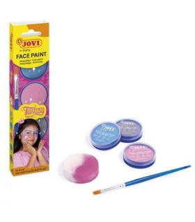 SET MAQUILLAJE FANTASY 3 BOTES 8ML CREMA + ACCESORIOS JOVI 174FA