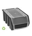 GAVETA SOSTENIBLE CON TAPA 0,9 LITROS 16x11,5x7,5 CM NEGRO ARCHIVO 2000 CP14900316C NE