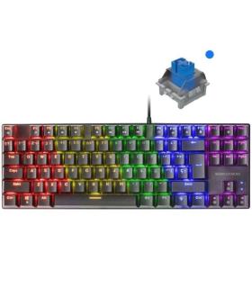 Teclado Gaming Mecnico Mars Gaming MK80BES/ Switch Azul