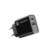 CARGADOR NATEC RIBERA 20W 1XUSB-A + 1XUSB-C PD3.0 QC3.0 NEGRO