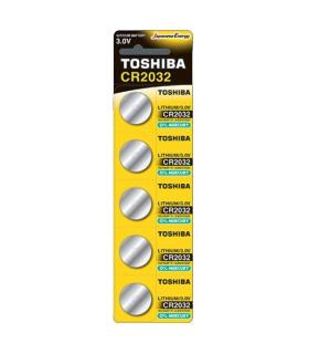 Pack de 5 Pilas de Botn Toshiba CR2032/ 3V