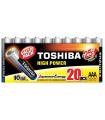 Pack De 20 Pilas AAA Toshiba High Power LR03/ 1.5V/ Alcalinas