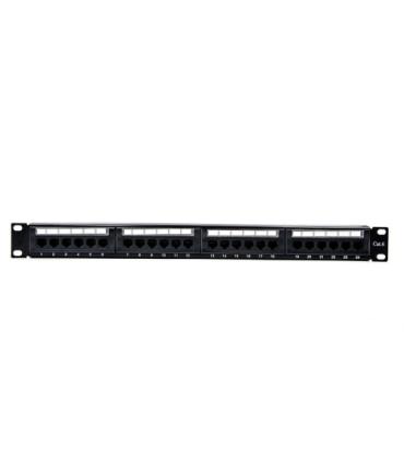 Phasak - Panel de parcheo 19\" CAt.6 UTP RJ45 Dual 1U