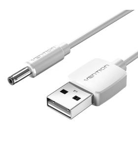 Cable Conversor USB Vention CEXWG/ USB Macho - DC 3.5mm Macho/ 1.5m/ Blanco