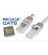 Cable de red UTP Phasak Cat. 6 Cu 1 m. gris