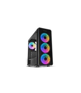 CAJA NOX HUMMER TGM RAINBOW ATX 1XUSB3.0 2XUSB2.0 NEGRO RGB