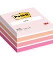 CUBO 450 HOJAS NOTAS ADHESIVAS 76X76MM COLORES SURTIDOS ROSAS 2028-P POST-IT 7100172384