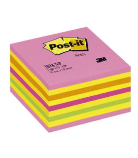 CUBO 450 HOJAS NOTAS ADHESIVAS 76X76MM COLORES NEN 2028-NP POST-IT 7100200378