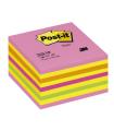 CUBO 450 HOJAS NOTAS ADHESIVAS 76X76MM COLORES NEN 2028-NP POST-IT 7100200378