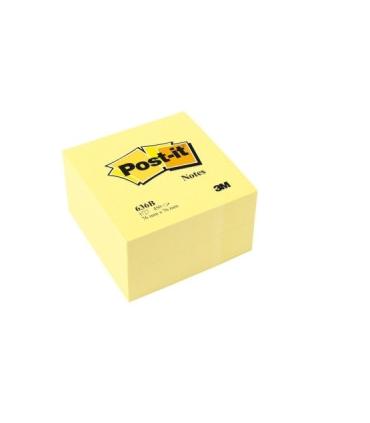 CUBO 450 HOJAS NOTAS ADHESIVAS 76X76MM CANARY YELLOW 636-B POST-IT 7100172238