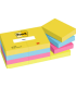 PACK 12 BLOCS 100 HOJAS NOTAS ADHESIVAS 38X51MM COLECCIN ENERGETIC EN CAJA CARTN 653 TFEN POST-IT 7100290179