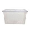 CAJA DE ALMACENAJE CON TAPA 32 LITROS 36X42X30CM PP TRANSPARENTE ARCHIVO 2000 CP1482032 CS TP