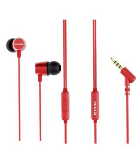 Auriculares Intrauditivos Aiwa ESTM-30RD/ con Micrfono/ Jack 3.5/ Rojo