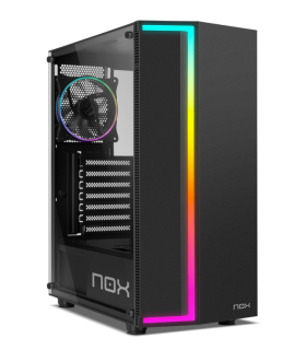 CAJA NOX INFINITY GAMA RgbRAINBOW ATX 1XUSB3.0 2XUSB2.0 NEGRO RGB NOX  Cajas EAN : 8436587974021 