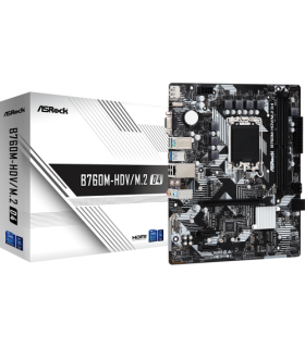 Asrock B760M-HDV/M.2 D4 Intel B760 LGA 1700 micro ATX