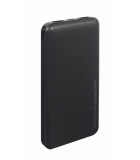 POWERBANK GEMBIRD 10000mAh 1x microUSB A 2x USB-A NEGRO