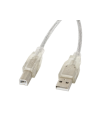 CABLE IMPRESORA LANBERG USB MACHO/USB MACHO FERRITA 3M TRANSPARENTE