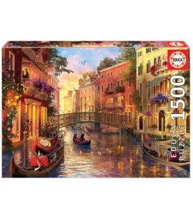 Educa Sunset in Venice Puzzle rompecabezas 1500 pieza(s)