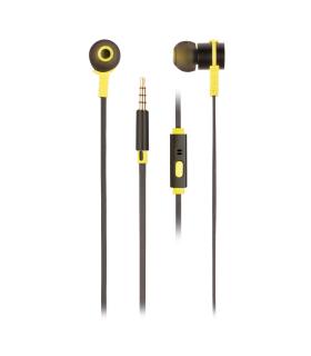 NGS Cross Rally Auriculares Alámbrico Dentro de oído Llamadas Música Negro, Amarillo