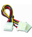 CABLE INTERNO GEMBIRD MOLEX 4 PIN 1x MACHO 2x HEMBRA