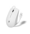 SUBBLIM Ratn Business Silencioso Con Cable USB 1200 DPI Blanco