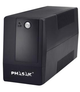 SAI Lnea Interactiva Phasak Basic Interactive 800 VA/ 800VA-480W/ 2 Salidas/ Formato Torre