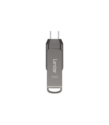 Lexar JumpDrive LJDD400256G-BNQNG unidad flash USB 256 GB USB Tipo C 3.2 Gen 1 (3.1 Gen 1) Gris