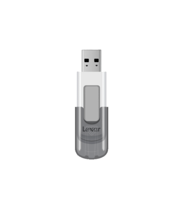 Lexar JumpDrive V100 unidad flash USB 64 GB USB tipo A 3.2 Gen 1 (3.1 Gen 1) Gris, Blanco