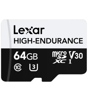 Lexar High-Endurance 64 GB MicroSDXC UHS-I Clase 10