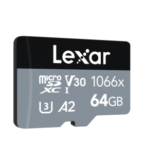 Lexar Professional 1066x microSDXC UHS-I Cards SILVER Series 64 GB Clase 10