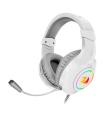 Redragon - HYLAS Auricular Gaming RGB 3.5mm Micrfono Blanco