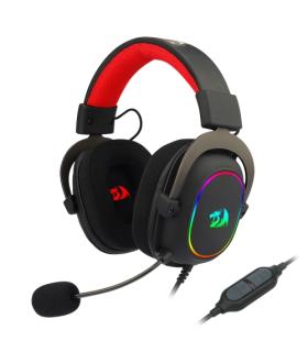 Redragon - ZEUS X Auricular Gaming RGB Virtual 7.1 USB Micrfono Negro