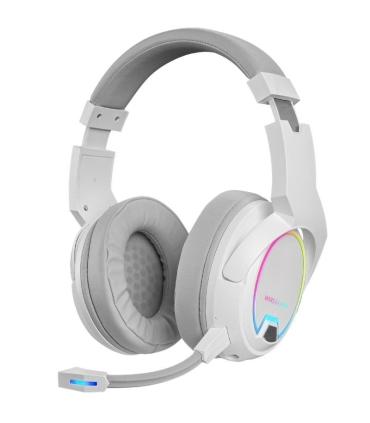 Auriculares Gaming Inalmbricos con Micrfono Mars Gaming MHW100/ Jack 3.5/ Blancos