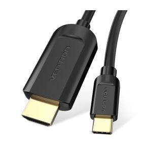 Vention Cable Conversor HDMI 1.4 4K CGUBG  USB Tipo-C Macho - HDMI Macho  1.5m  Negro