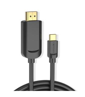 Vention Cable Conversor HDMI 1.4 4K CGUBG  USB Tipo-C Macho - HDMI Macho  1.5m  Negro