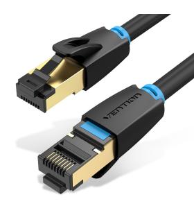 Vention Cable de Red RJ45 SFTP IKABF Cat.8  1m  Negro