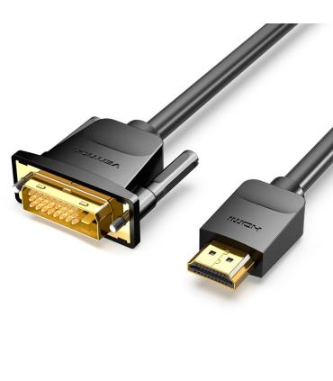 Vention Cable Conversor ABFBI  DVI Macho - HDMI Macho  3m  Negro