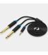 Vention Cable Estéreo BACBH  Jack 3.5 Macho - 2x Jack 6.5 Macho  2m  Negro