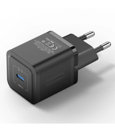 Cargador Gan de Pared Vention FEPB0-EU/ 1xUSB Tipo-C/ 20W